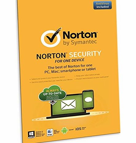 Norton Security 2.0: 1 User, 1 Device [2015] (PC/Mac/iOS/Android)